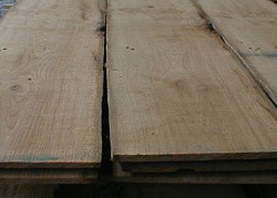 Thick veneer, boards and planks, sawn of original antique oak