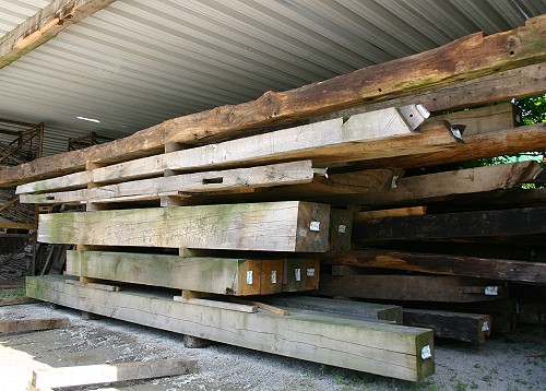 Oak beams of long lengths, cross-sections and other special requirements