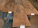 Original antique oak boards and planks as architectural salvage